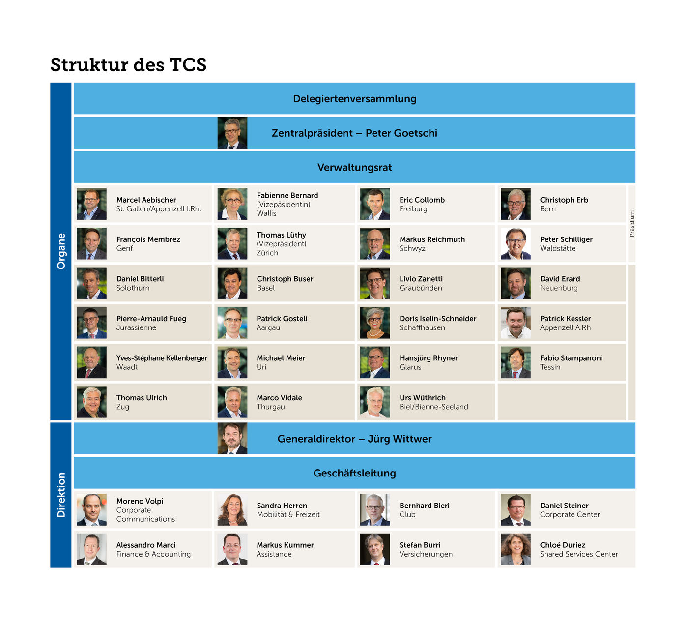 Struktur des TCS